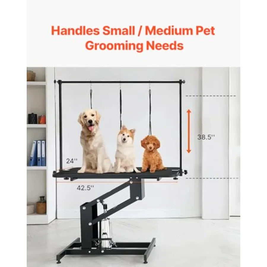 Hydraulic Pet Grooming Table 400LBS