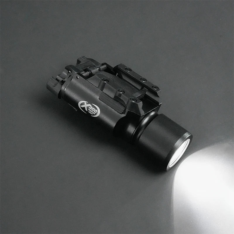 Fit 20mm Rail Airsoft Hanging Hunting Flashlight