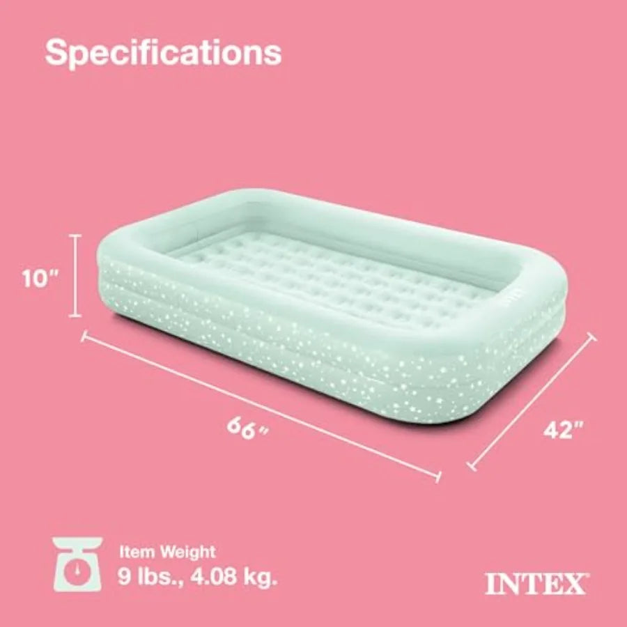 Travel Air Mattress Inflatable Bed Set with Raised Sides
