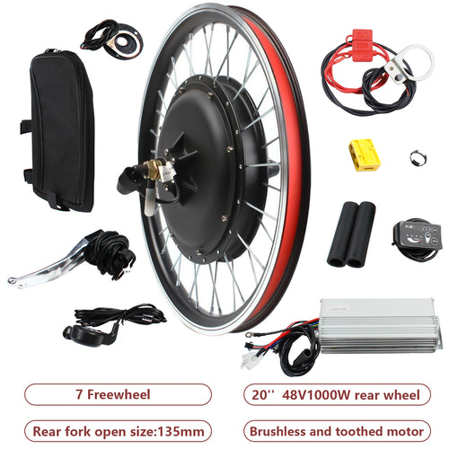 20 Inch E-Bike Rear Wheel Conversion Kit