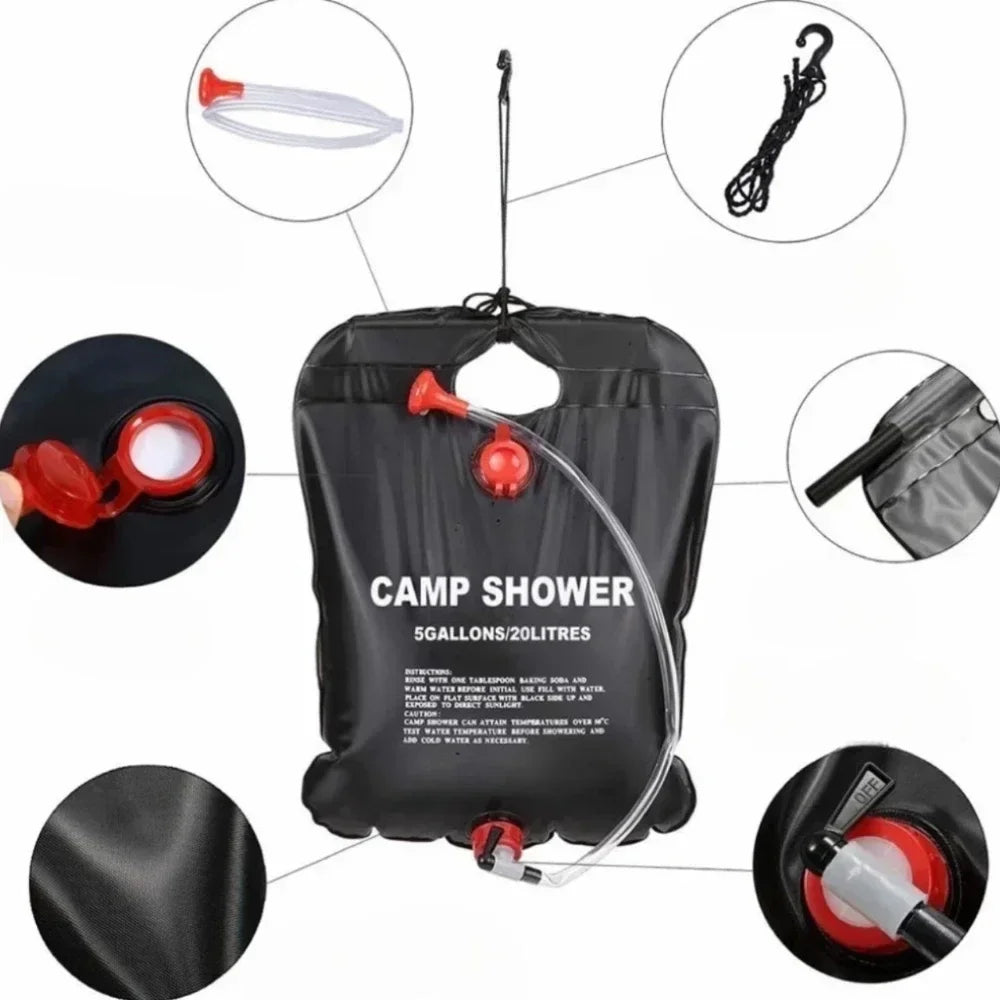 Large Capacity 20L Outdoor Shower Bag