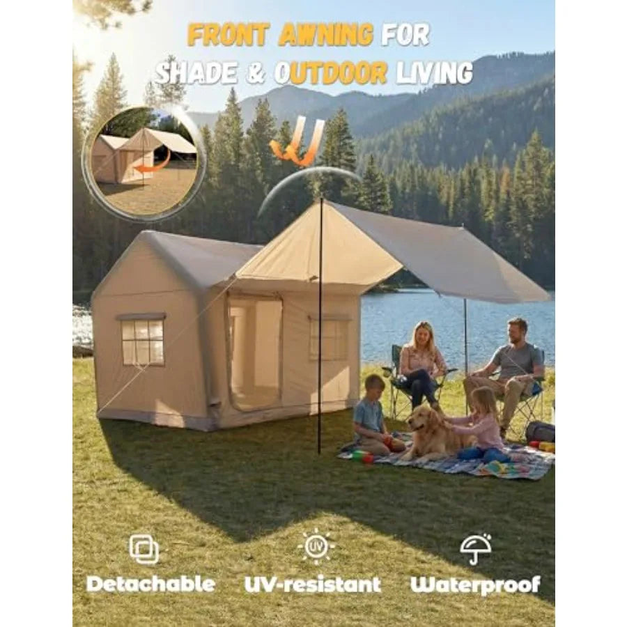 Luxury Glamping Inflatable Tent House for 6-8 Person