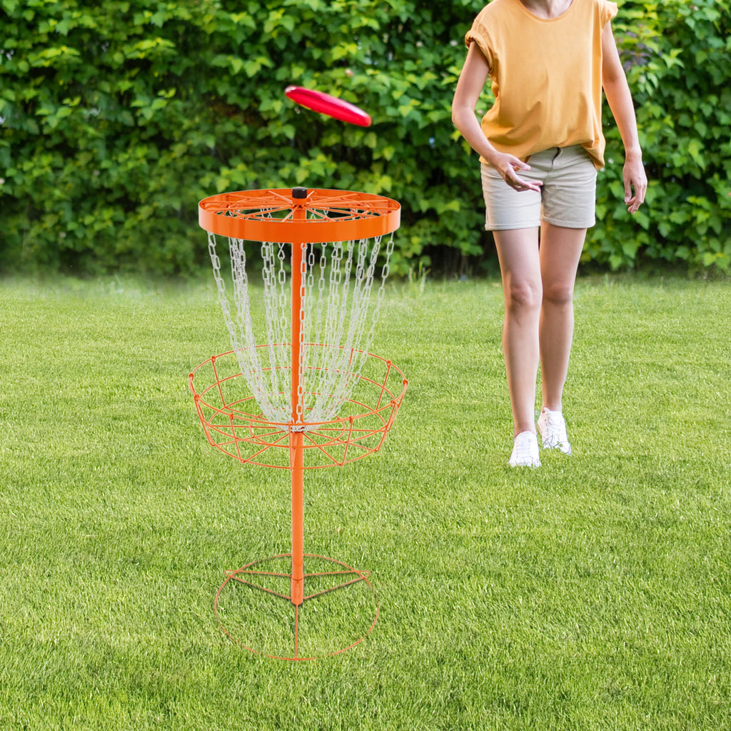 Portable Disc Golf Basket 24 Chains