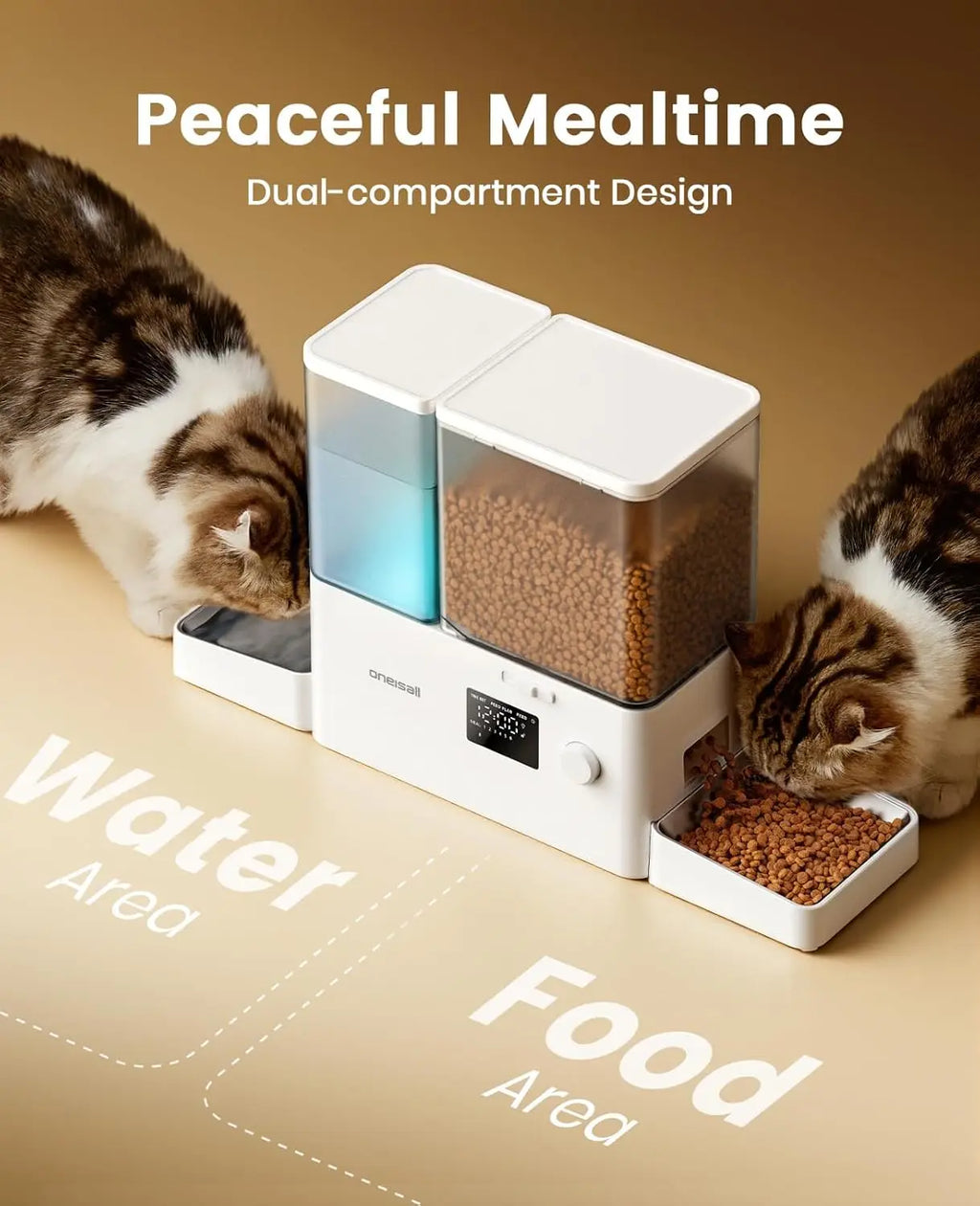 Automatic Cat Feeder and Water Dispenser,