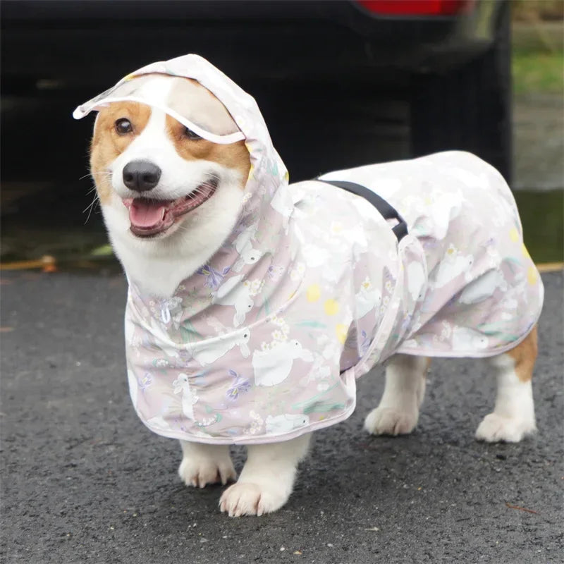 Rainy Season Puppy Dog Raincoat Waterproof Pet Clothes