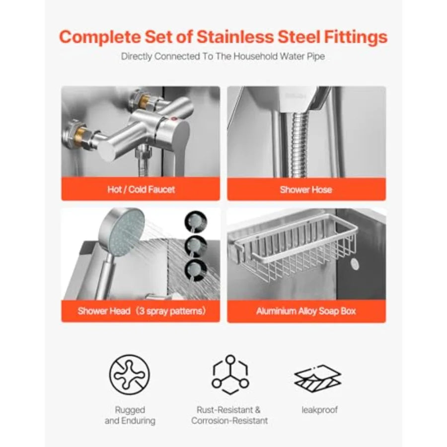 Professional Dog Washing Station 34 Inch Stainless Steel