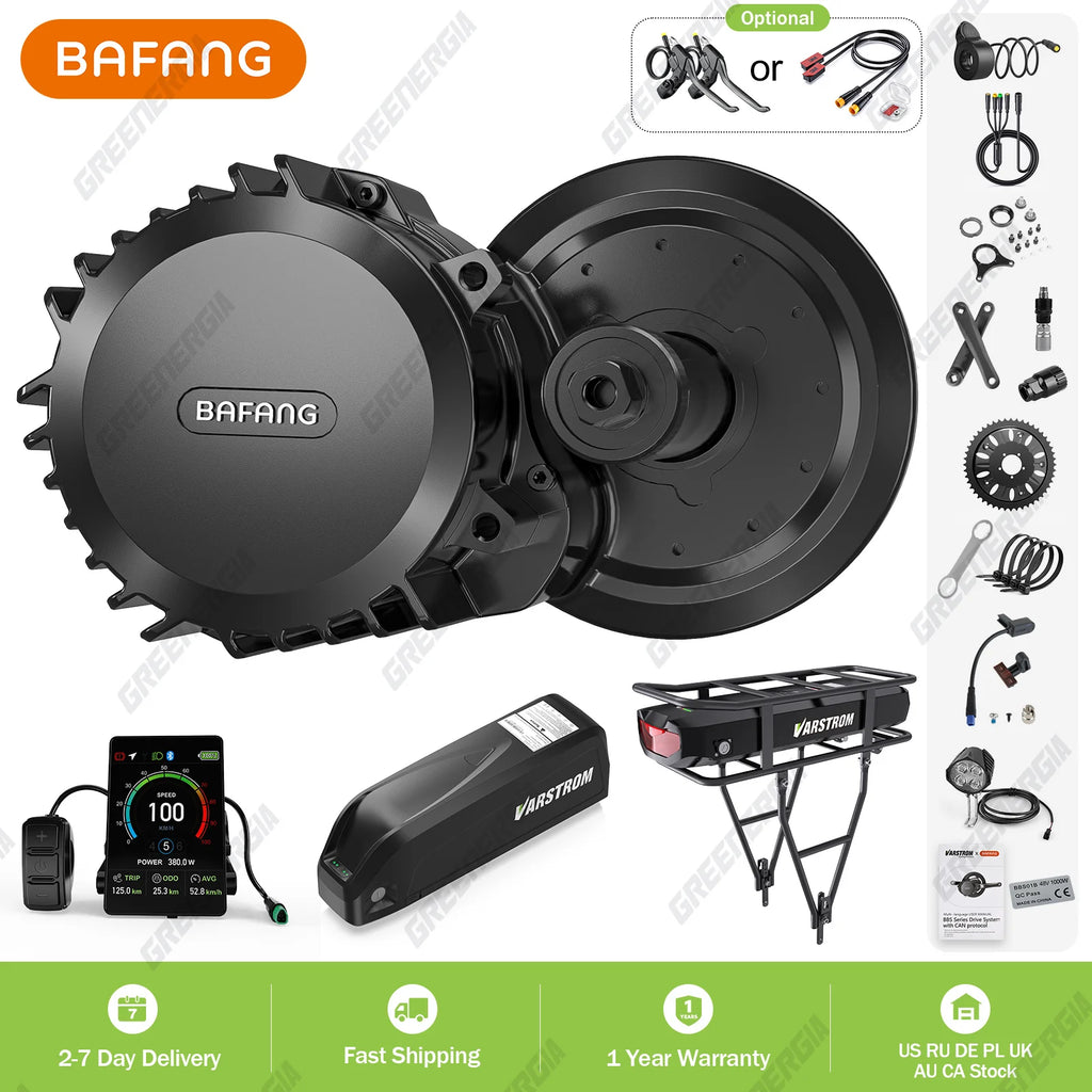 Mid Drive Ebike Conversion Kit with Battery