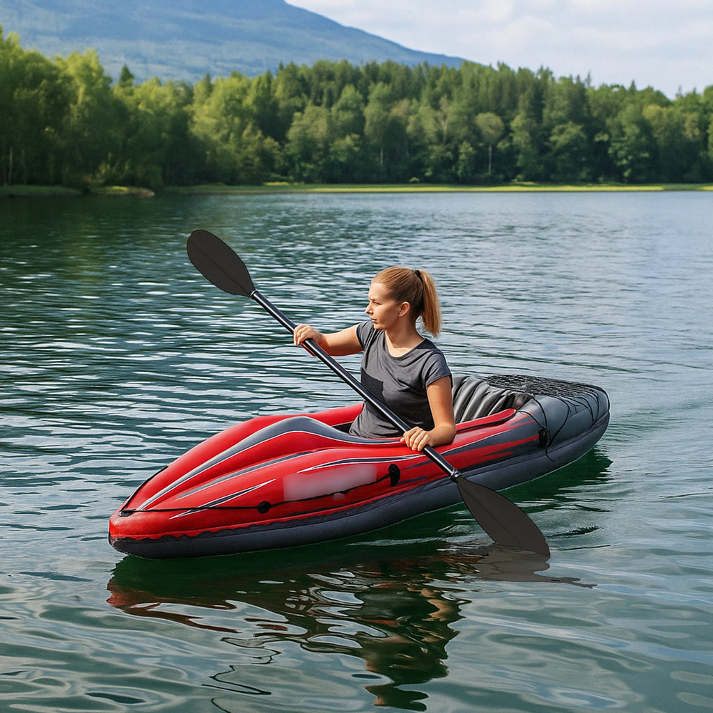 Inflatable Kayak Fishing Boat 1 Person Adult