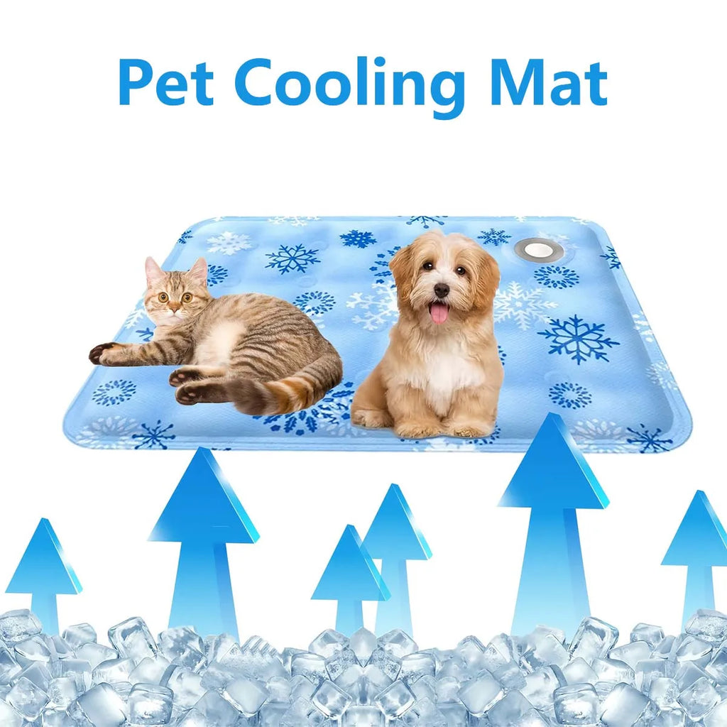 Pet Cooling Mat Dry Ice Cool Pad Water Injection