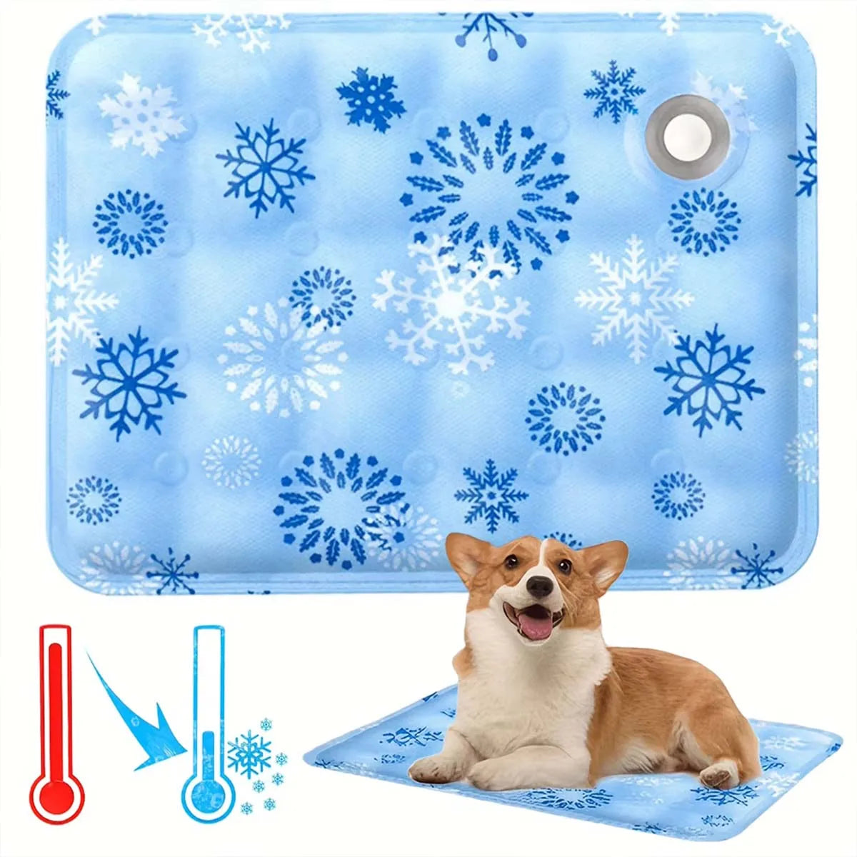 Pet Cooling Mat Dry Ice Cool Pad Water Injection