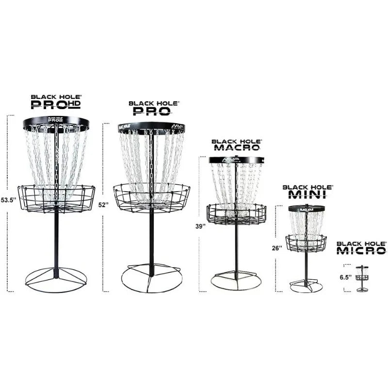 Black Hole Pro HD 24-Chain Portable Disc Golf Basket