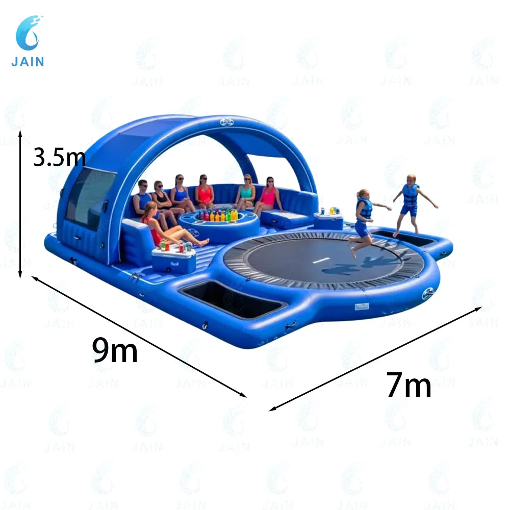 Large Water Platform Island Water Leisure Floating Dock