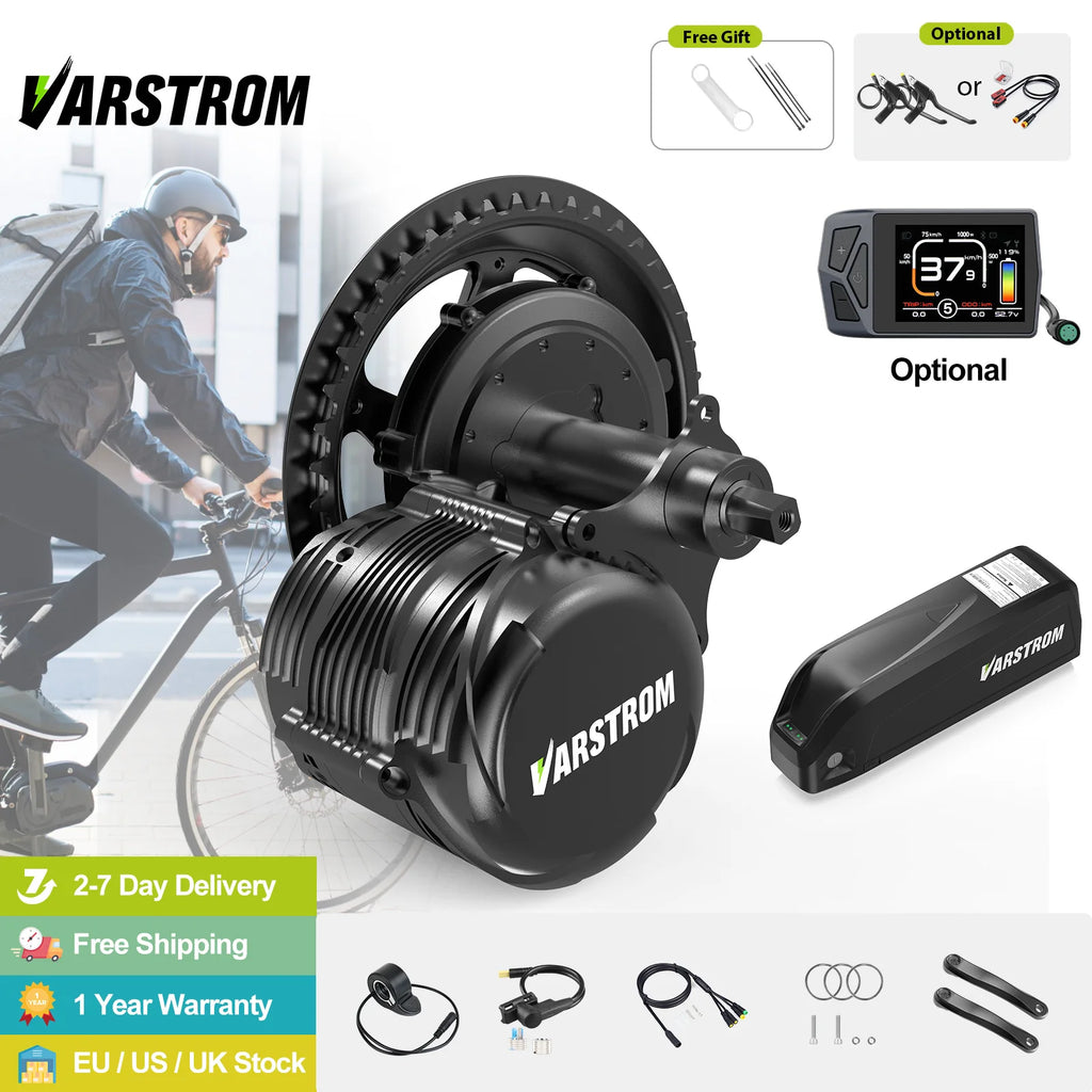 Electric Bicycle Central Mid Motor With Torque Sensor