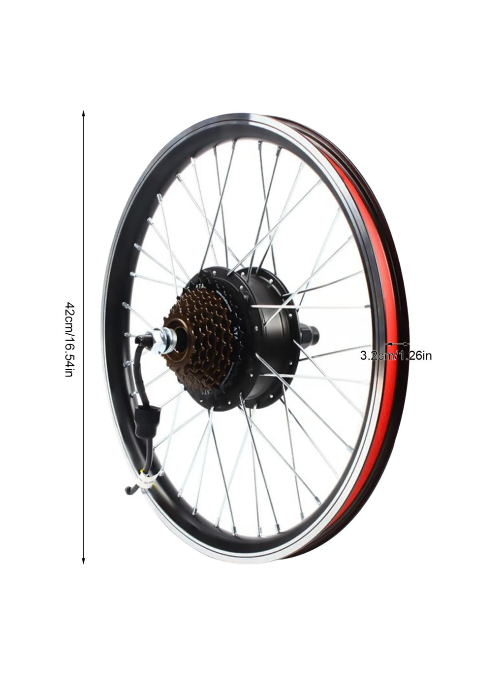 20'' E-Bike Conversion Kit Rear Wheel