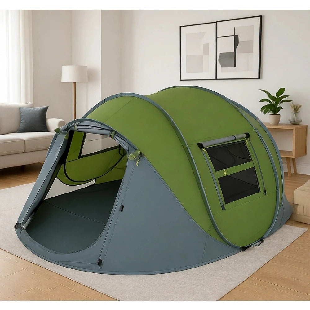 4 Person Pop Up Waterproof Tent Instant Setup