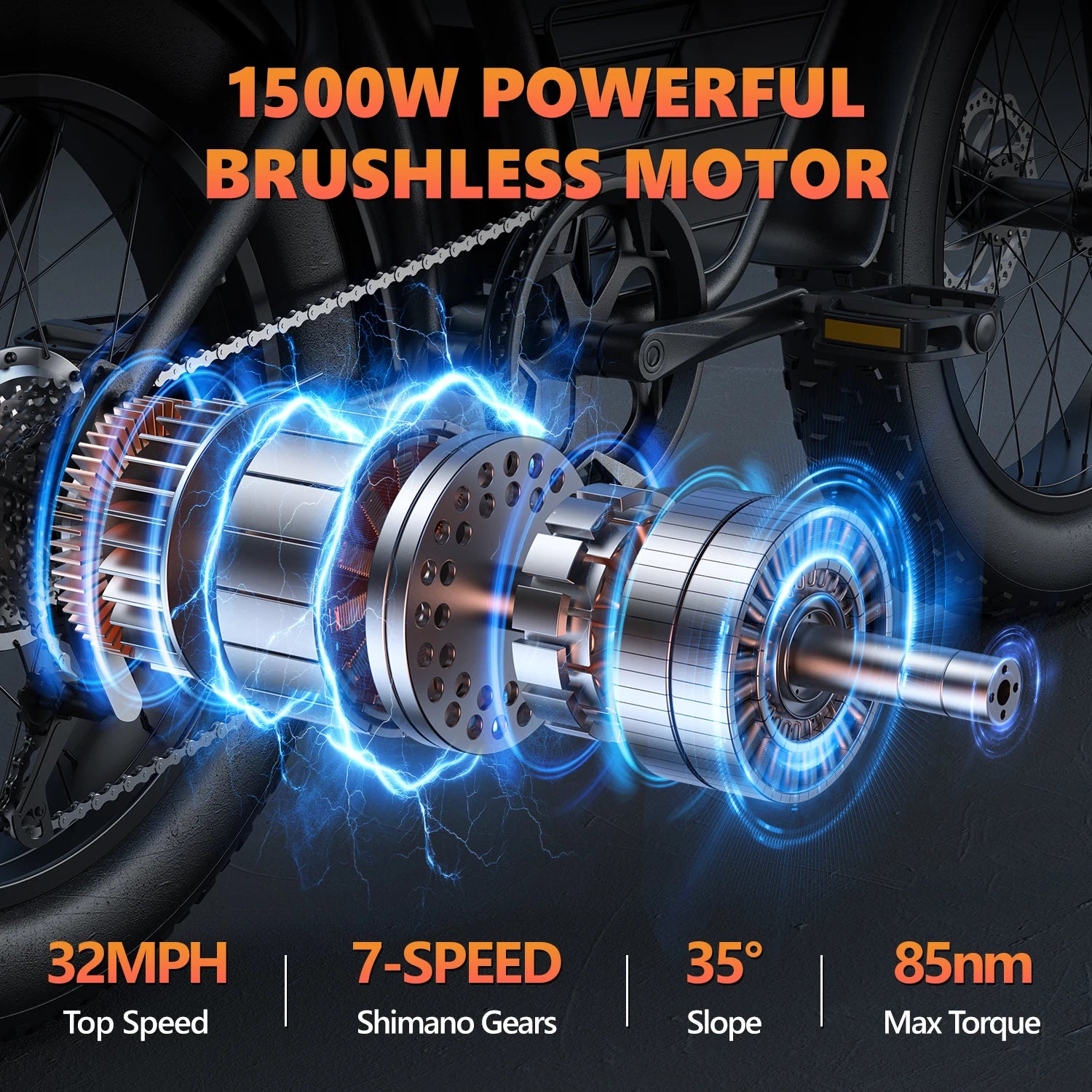 7-Speed Mountain electric bike