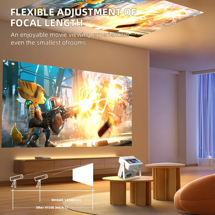 Smart Touch Screen Portable Projector