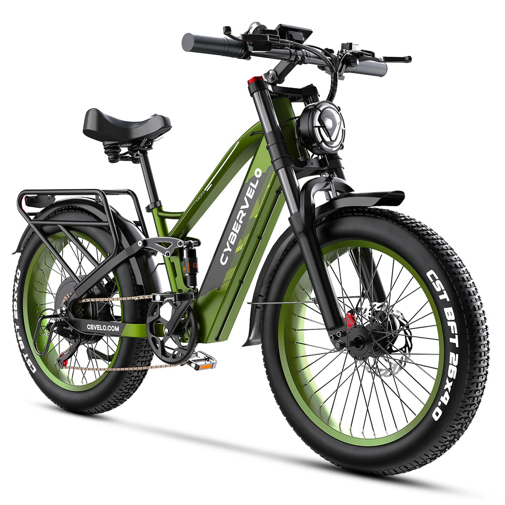 26 Inch Wide Fat Tire Mountain Ebike