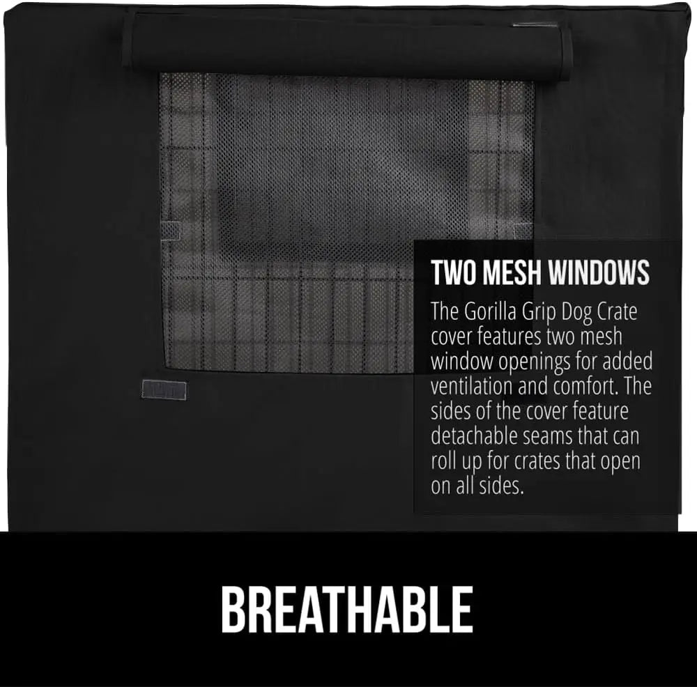 Durable Dog Crate Cover with Light Reducing Design