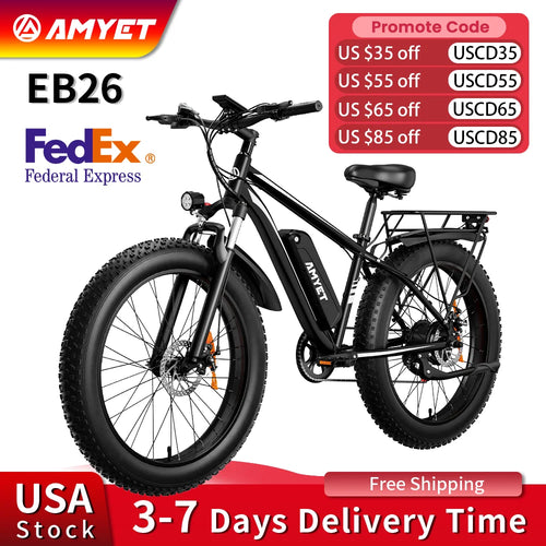 Adults Electric Bicycle Peak  Fat Tire Mountain Bike