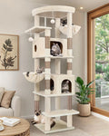 Heavy Duty 74in Cat Tree for Large Cats