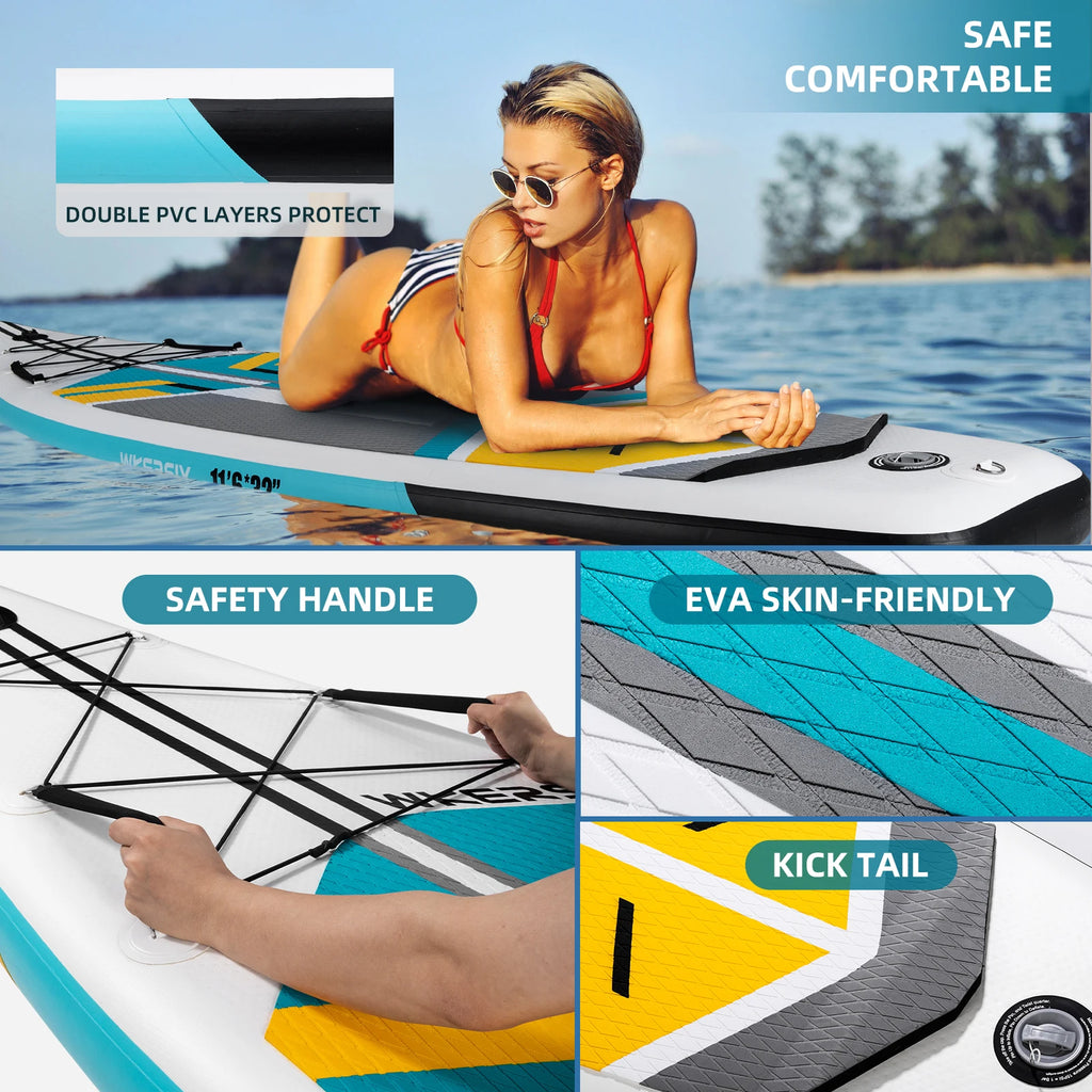 Wkersiy 11'6" Inflatable Paddle Board -