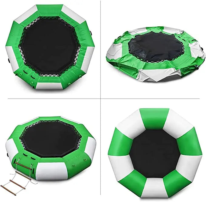 Round Water Park Equipment Inflatable Bungee Trampoline for Adult