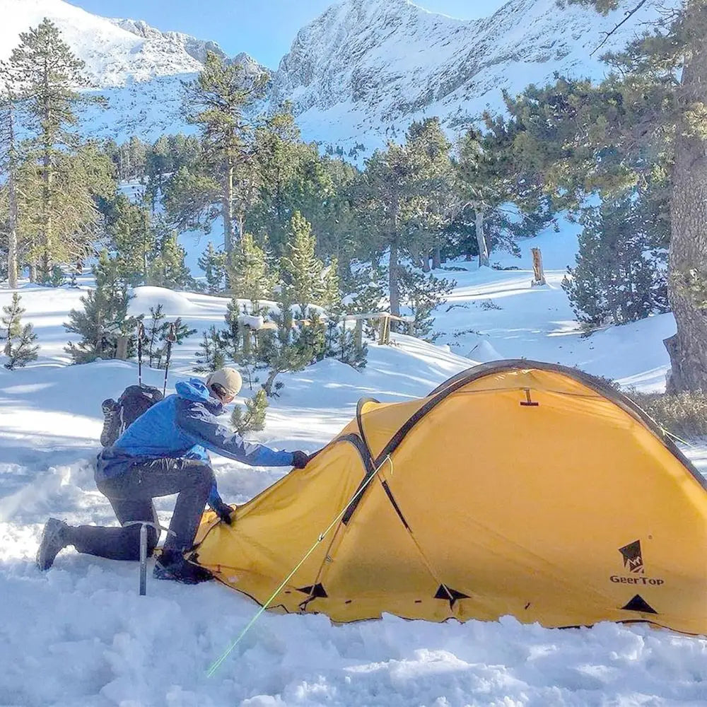 2-Person 4-Season Waterproof Backpacking Tent