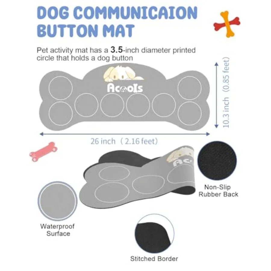 Recordable Voice Pet Buzzer Training Buttons