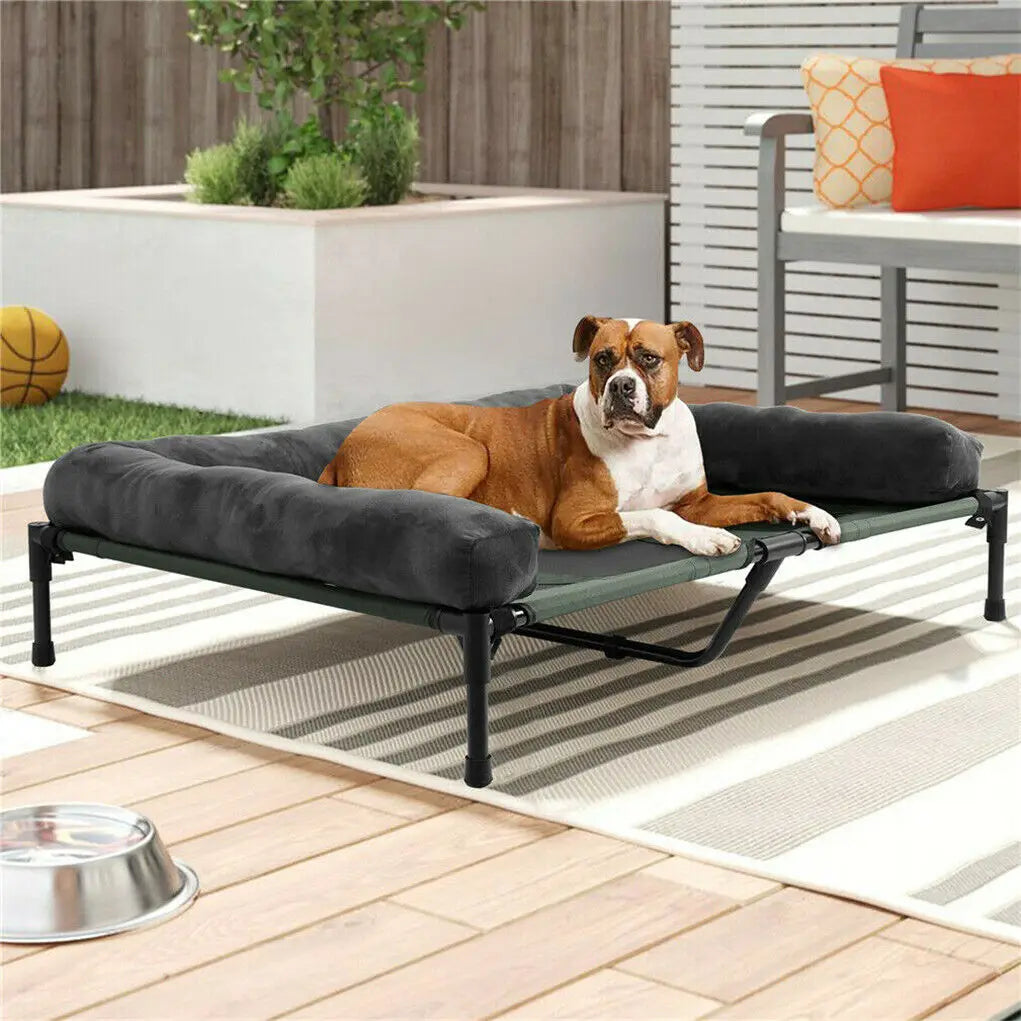 Dogs and Cats Indoor Outdoor Elevated Pet Lounger