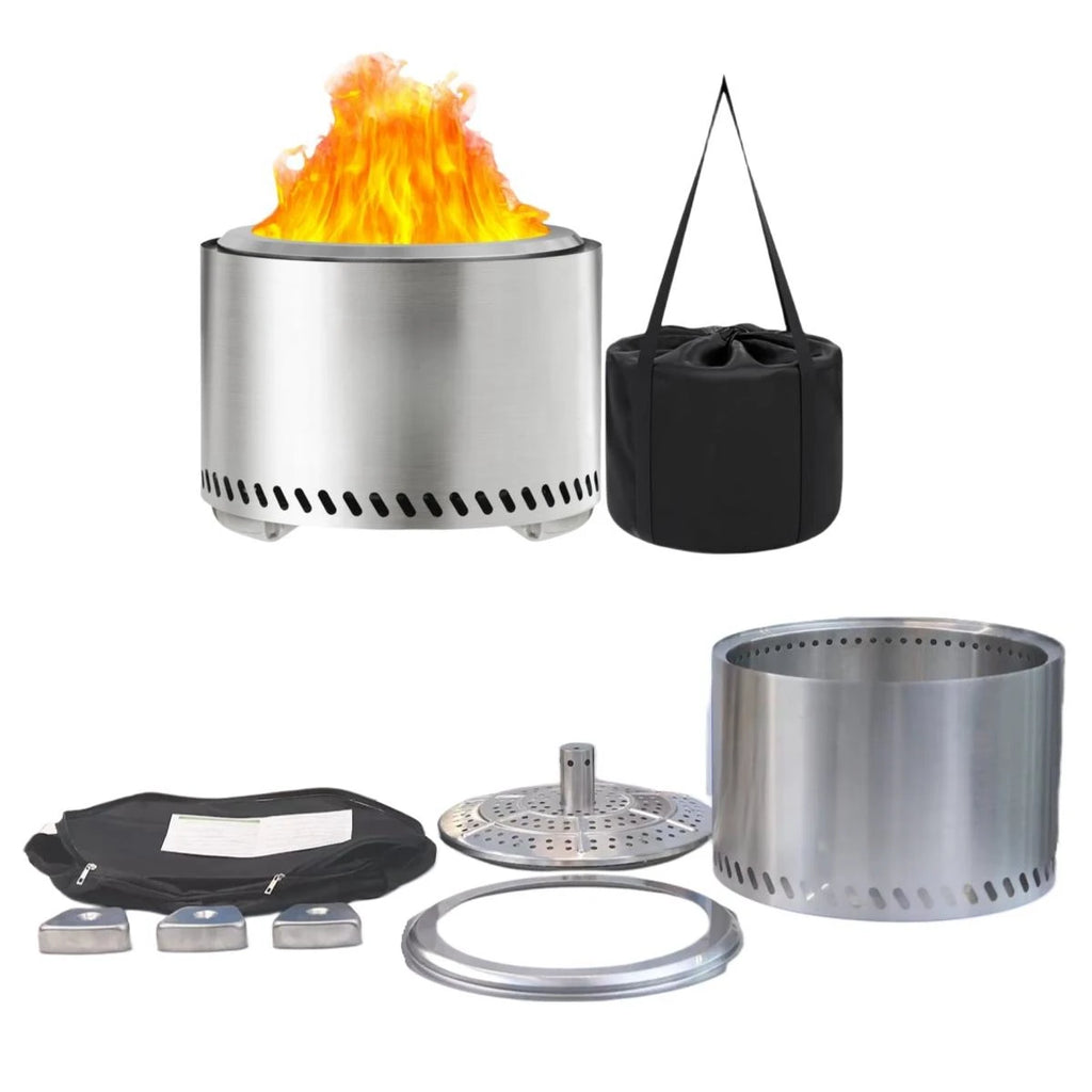 Outdoor Fire Pit Portable Wood Camping Stove Smokeless