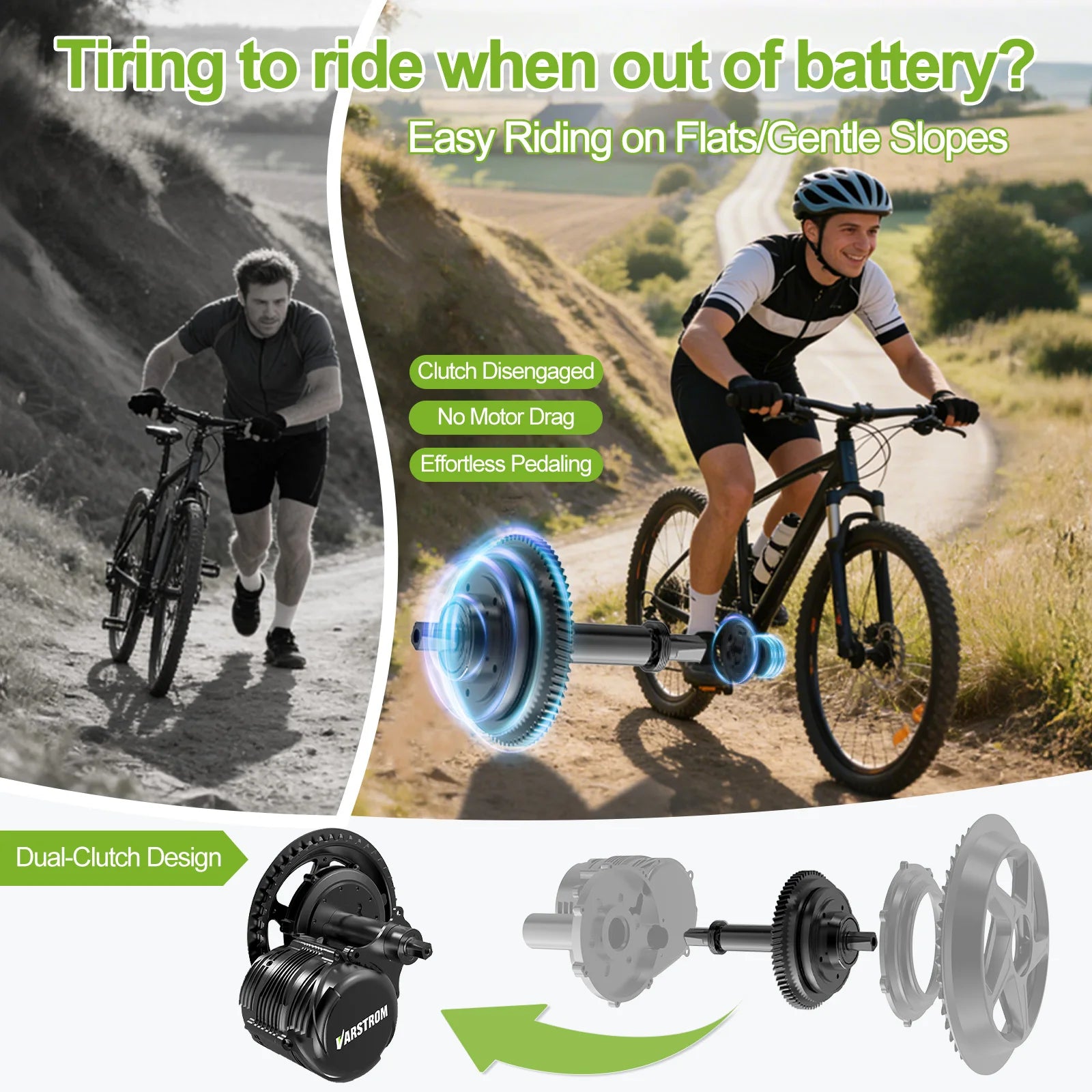 Electric Bicycle Central Mid Motor With Torque Sensor