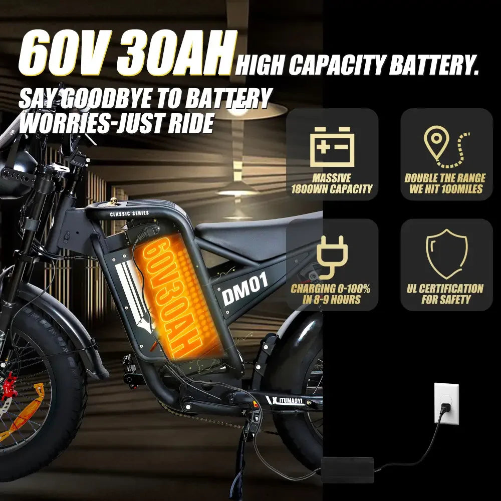 Electric Motorcycle 2000W Moto Electric Bicycle
