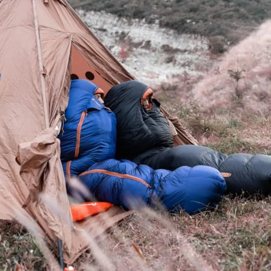 Down Backpacking Sleeping Bag 4 Season Sleeping