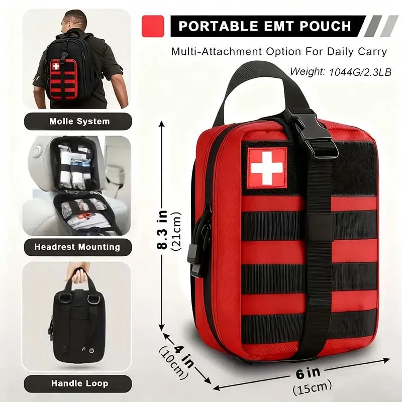 First Aid Kit Portable Emergency Bag