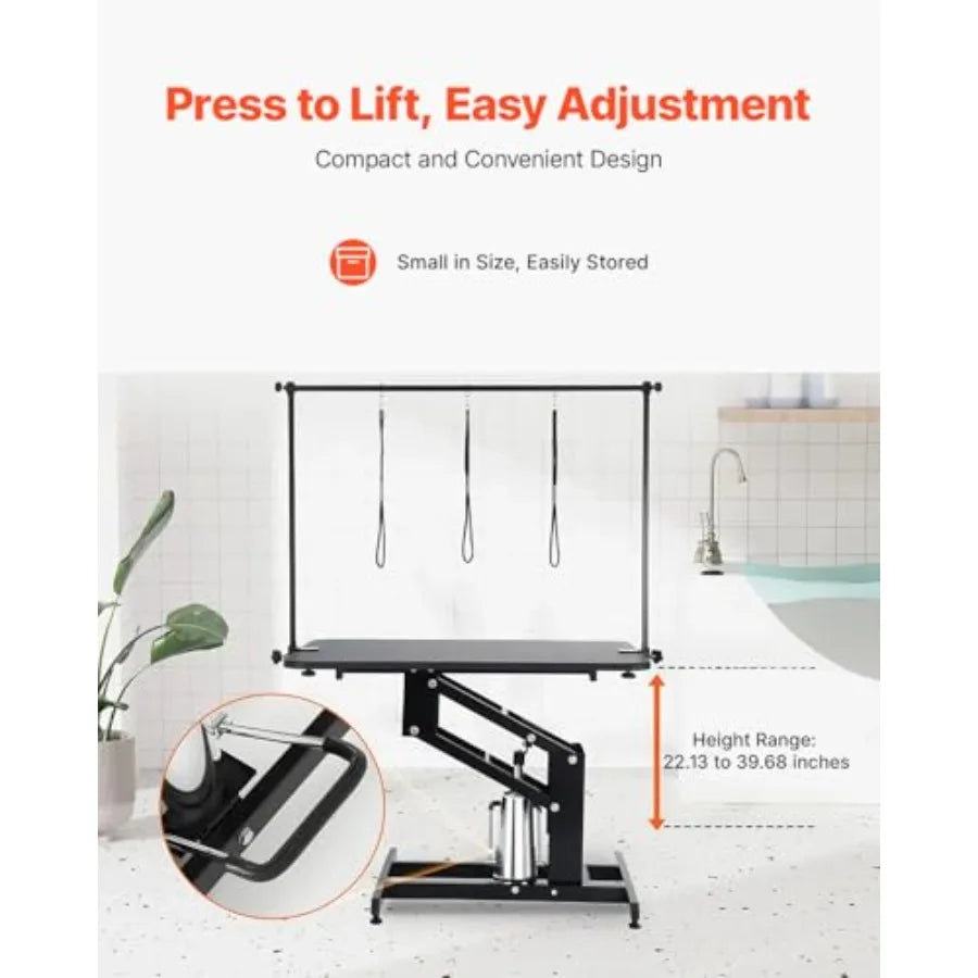 Hydraulic Pet Grooming Table 400LBS