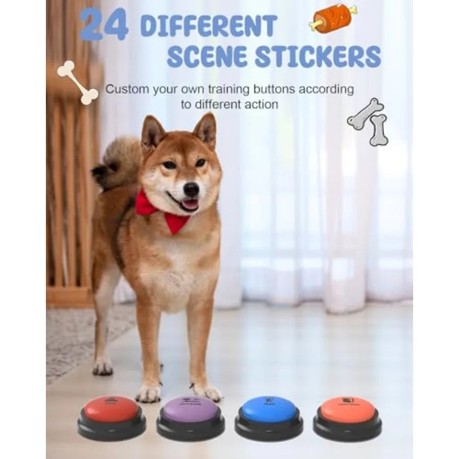 Recordable Voice Pet Buzzer Training Buttons