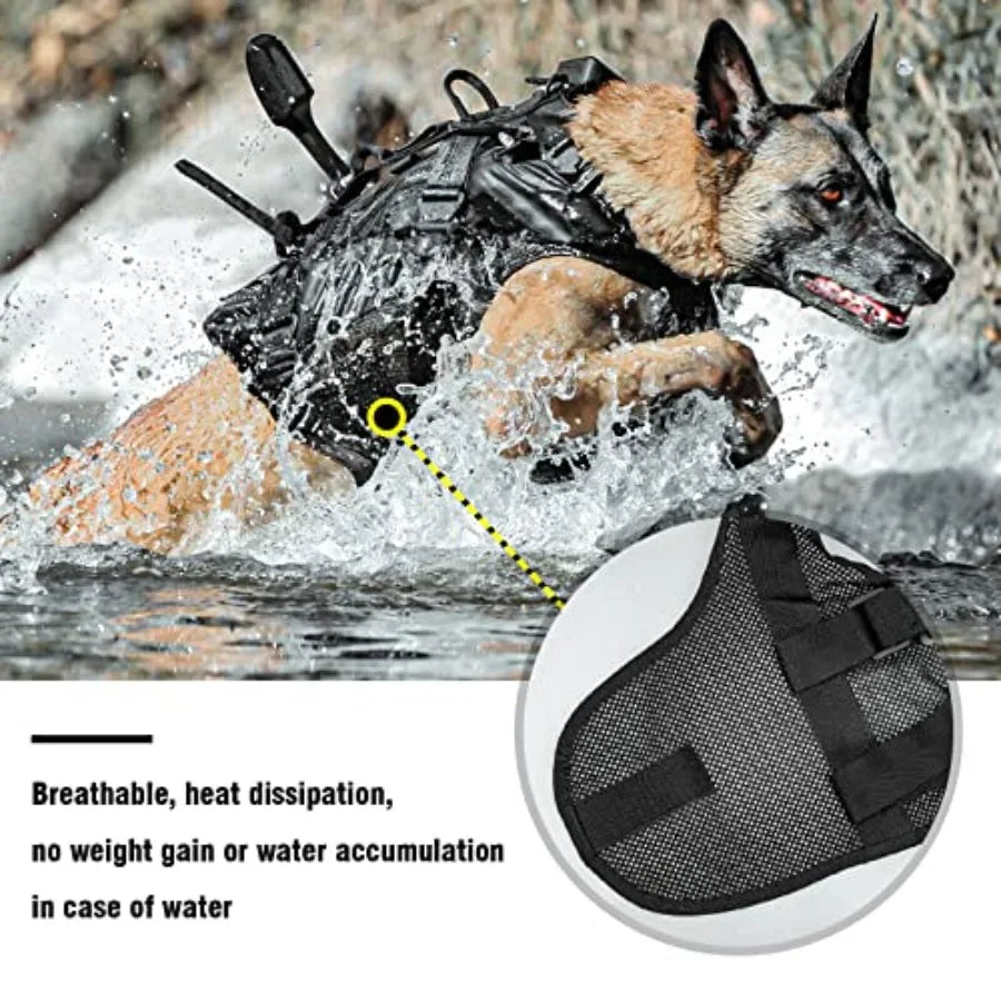 Tactical Dog Harness No Pull for Large Working Dogs