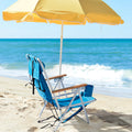 4-Position Adjustable Folding Beach Chair