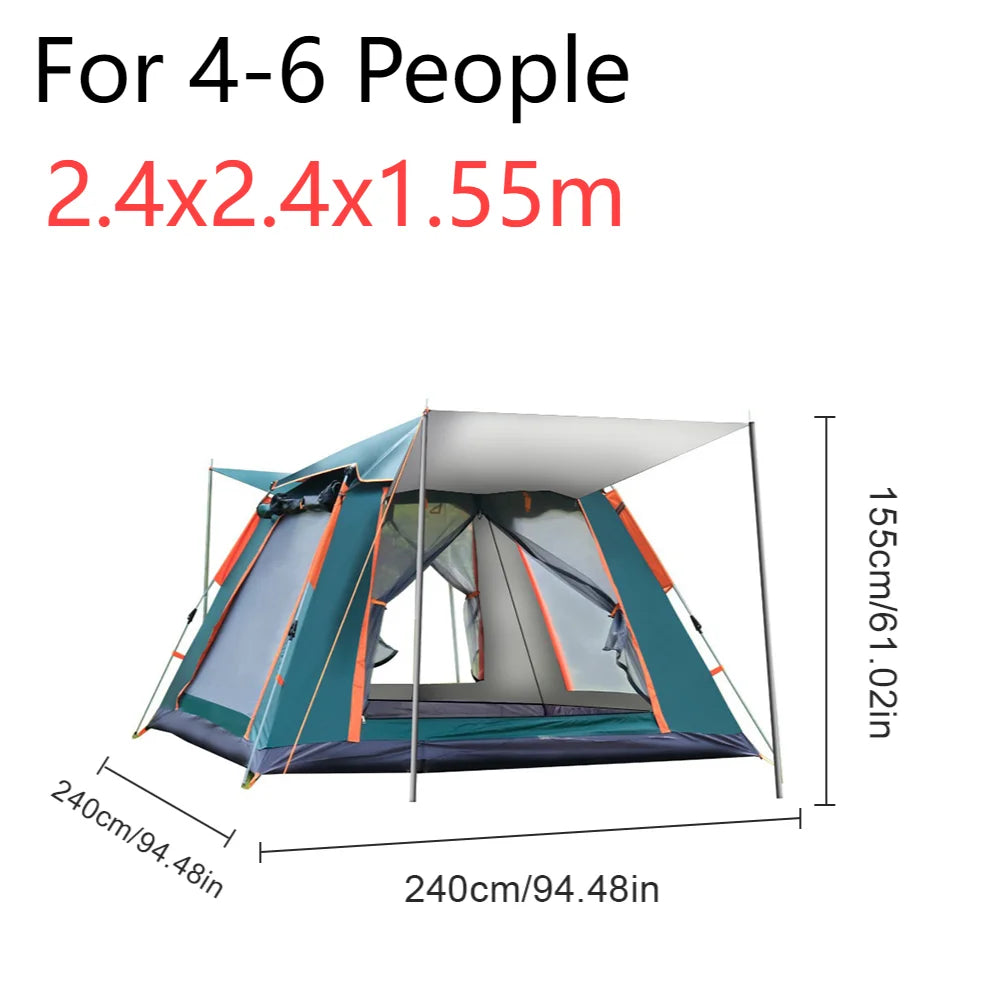Portable Beach Shower Tent 3-4/4-6 People
