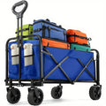 Heavy Duty Wagon Carts Foldable with All-Terrain Wheels