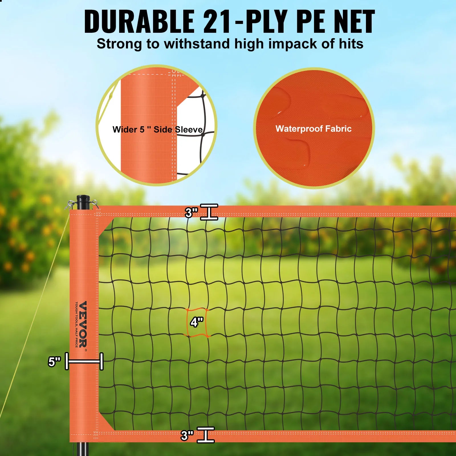 Outdoor Volleyball Net System