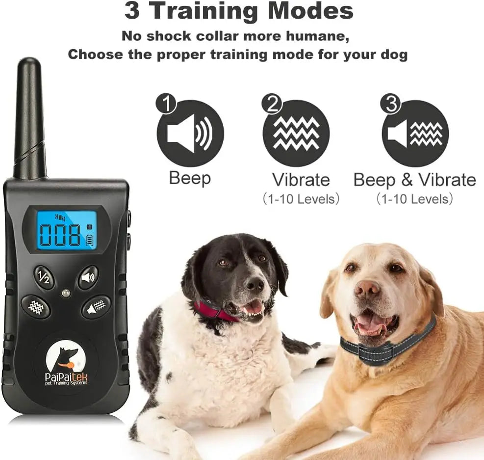 No Shock Dog Training Collar with Remote