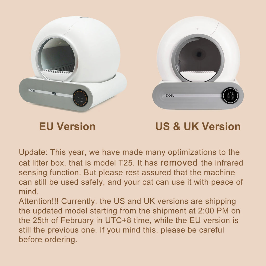 DOEL Self Cleaning Cat Litter Box