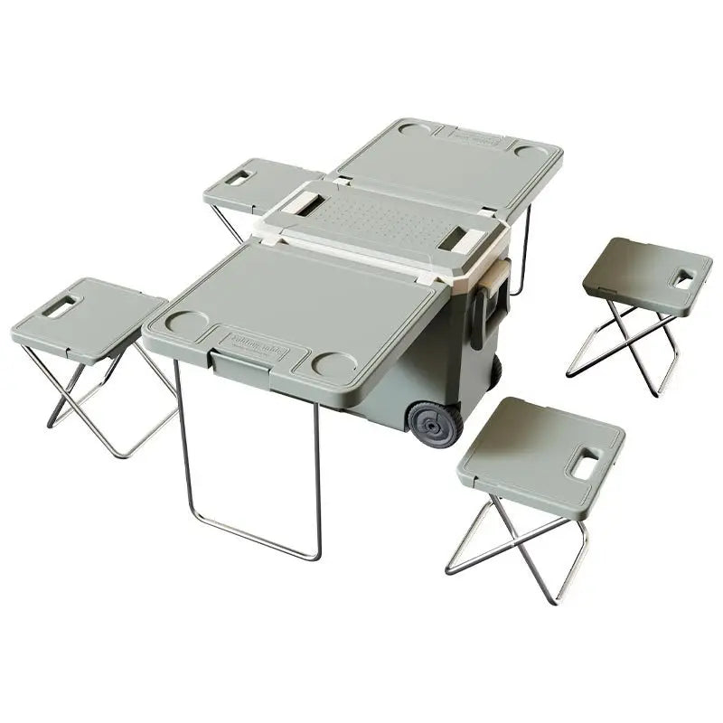 Portable Camping Cooler Leak-Proof for Tailgating Parties Picnics