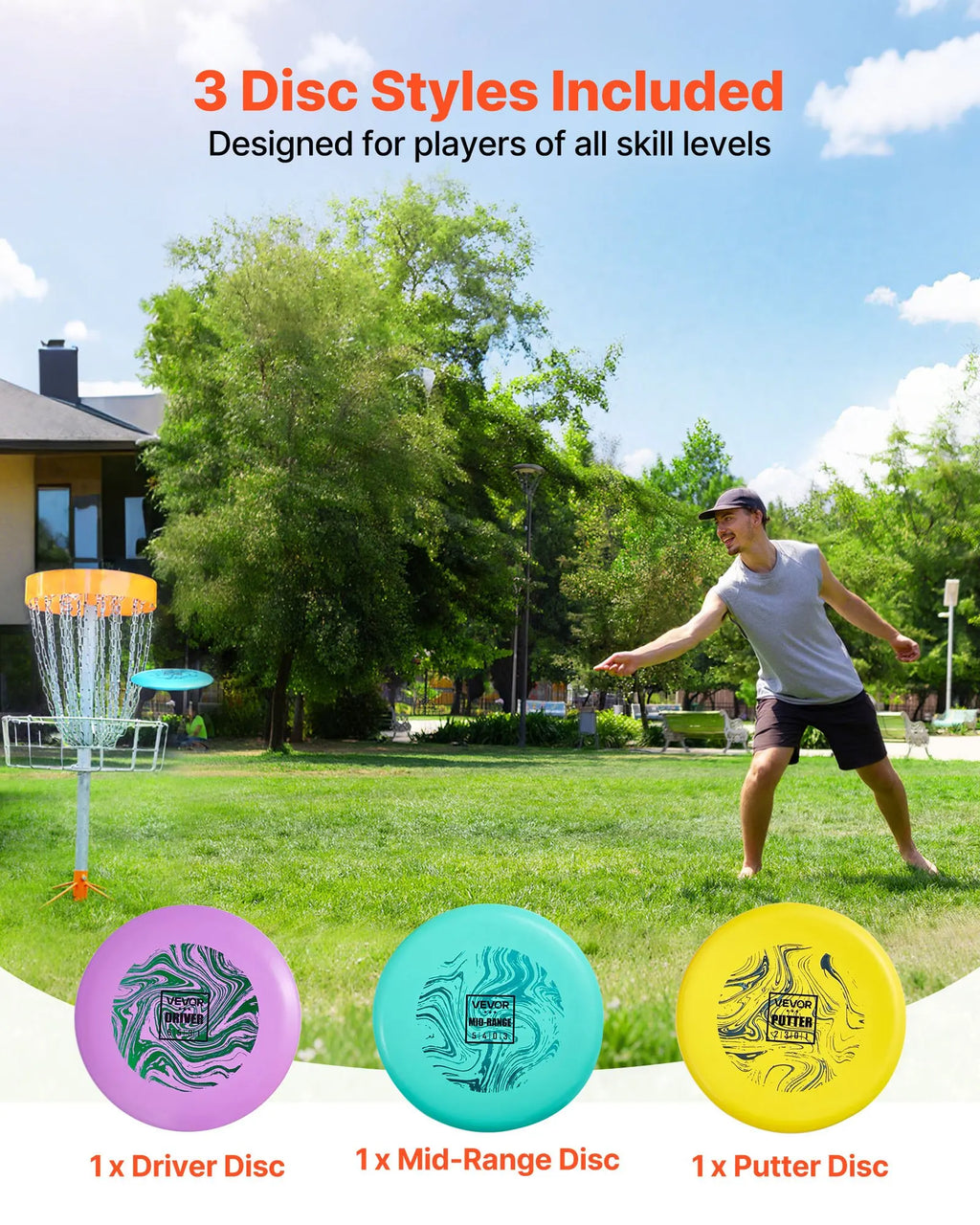 3 Pack Disc Golf Starter Set