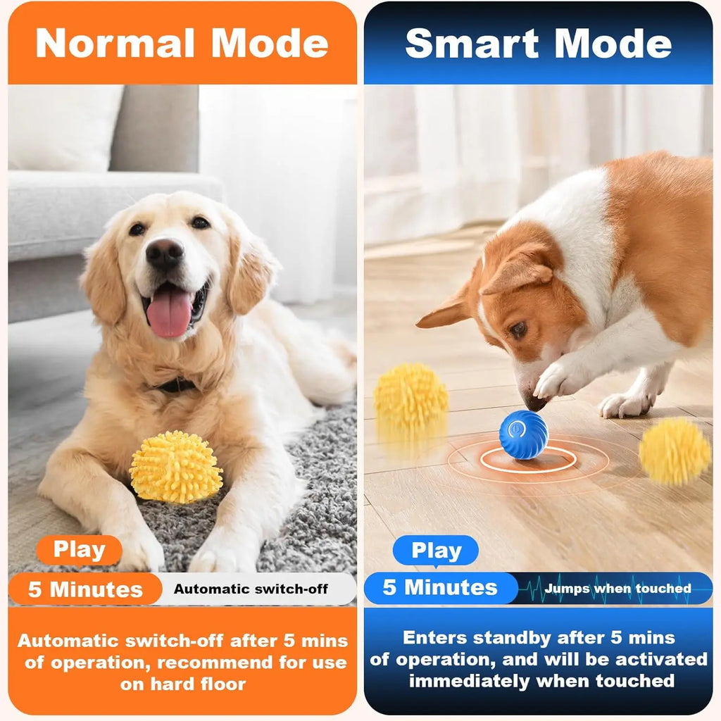 Interactive Dog Toys Moving Ball with Cover
