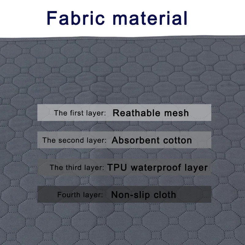 Dog Pee Pad Blanket Reusable Highly Absorbent Diaper Training Pad