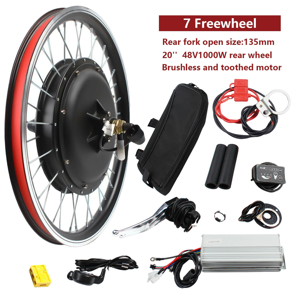20 Inch E-Bike Rear Wheel Conversion Kit