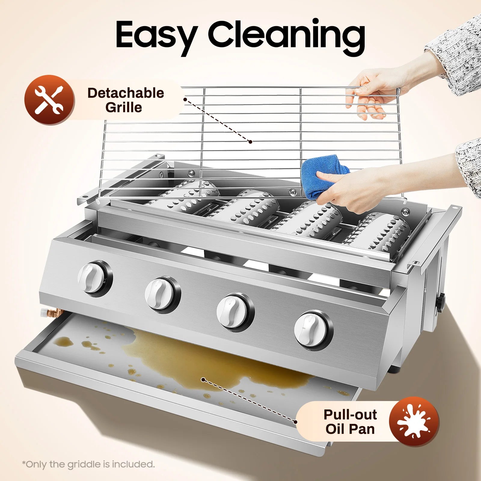 Stainless Steel Smokeless Barbecue Grill